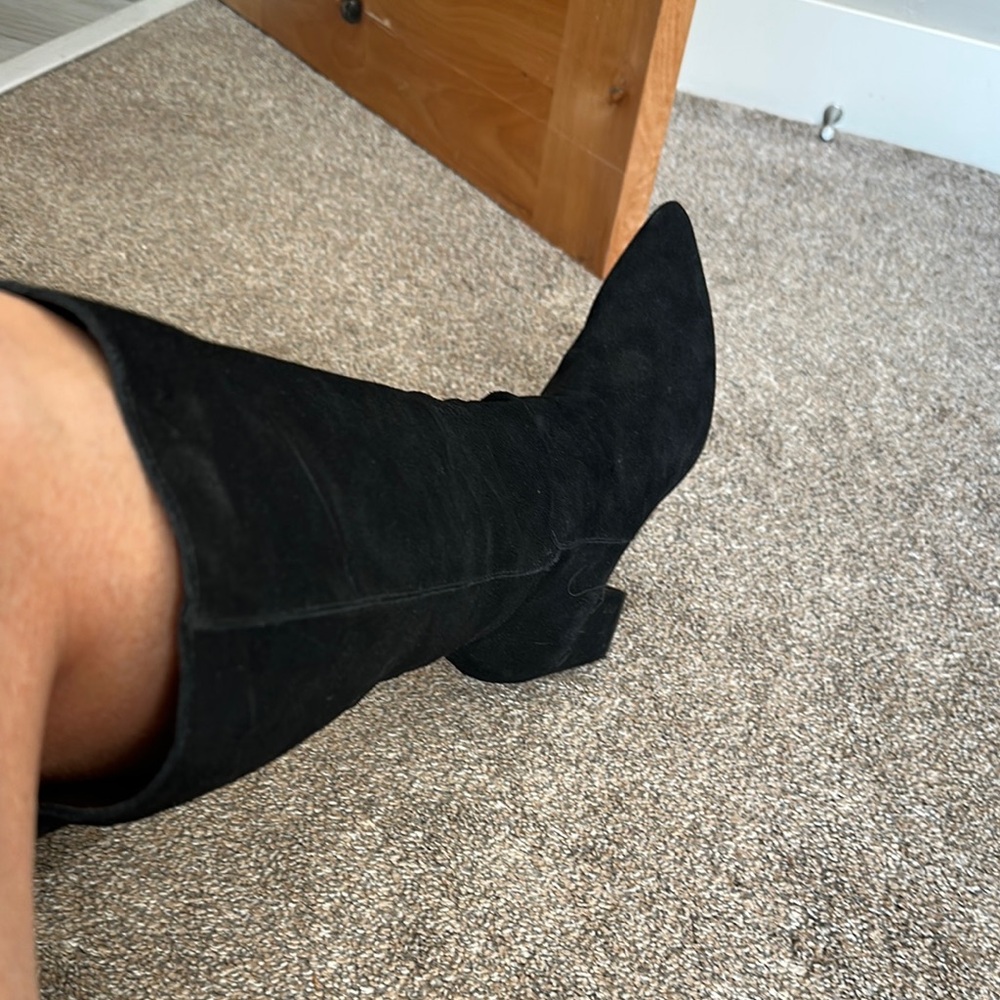 Steve Madden Black Heeled Boots